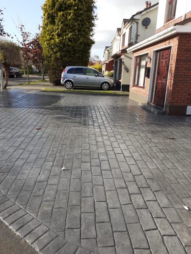 Imprinted Concrete Driveway in Cavan