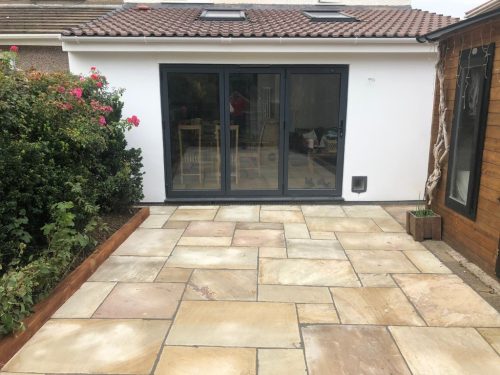 Natural sandstone patios cavan 5